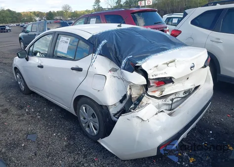 2020 Nissan Versa S Xtronic Cvt из США, поврежденный, VIN 3N1CN8DV9LL836323